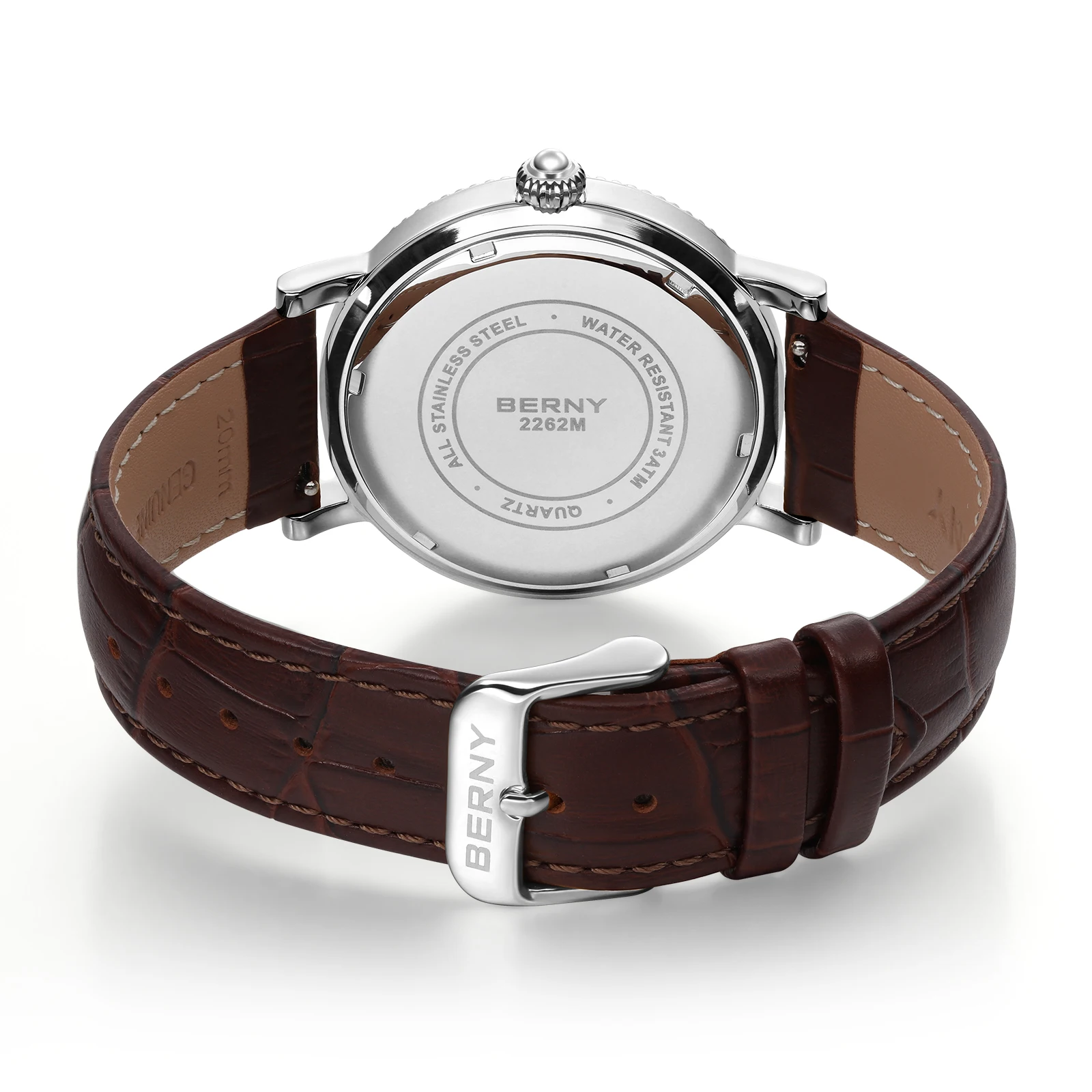 BERNY Moon Phase Men’s Dress Watch