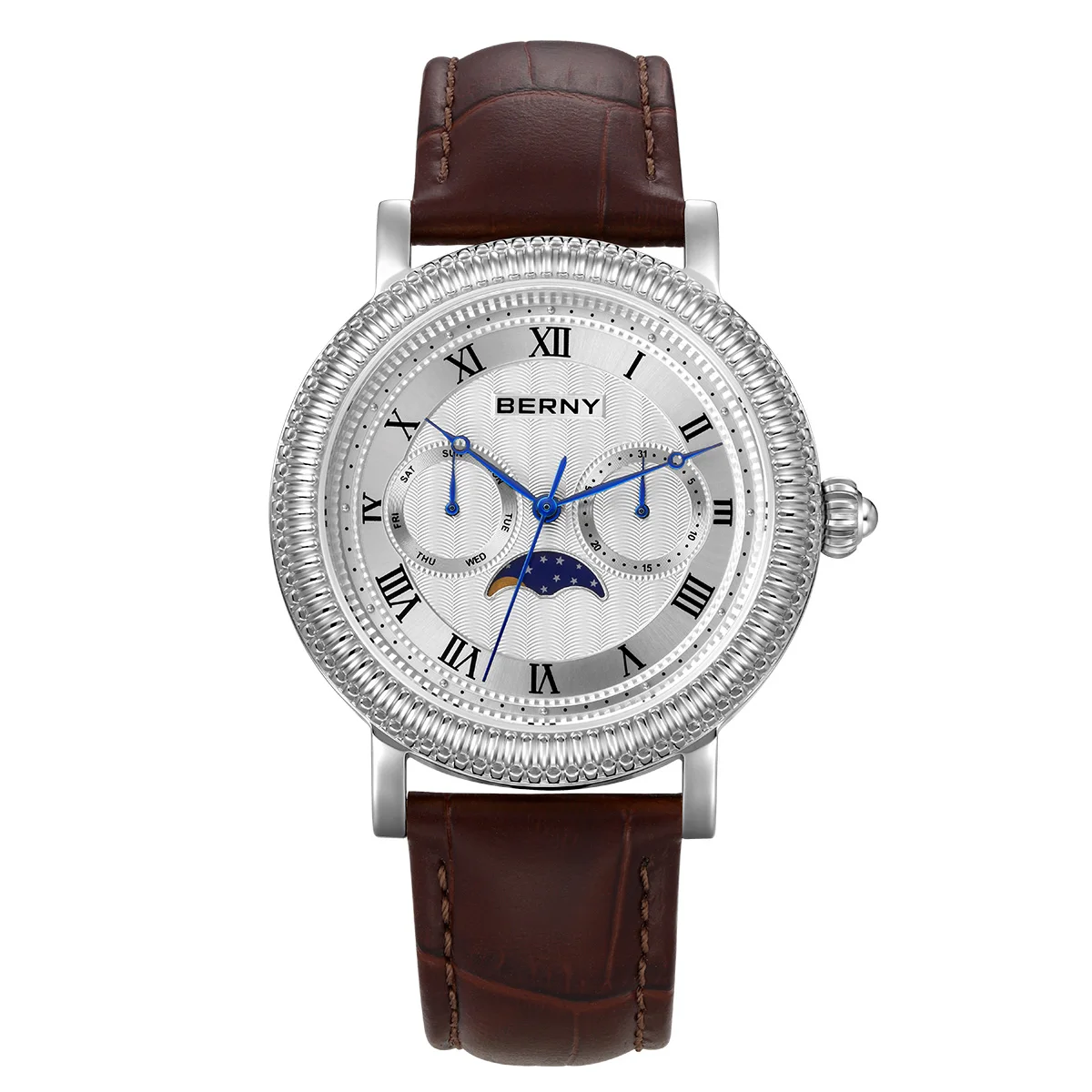 BERNY Moon Phase Men’s Dress Watch