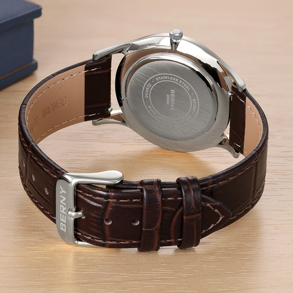 BERNY Ultra-Thin Quartz Men's Watch