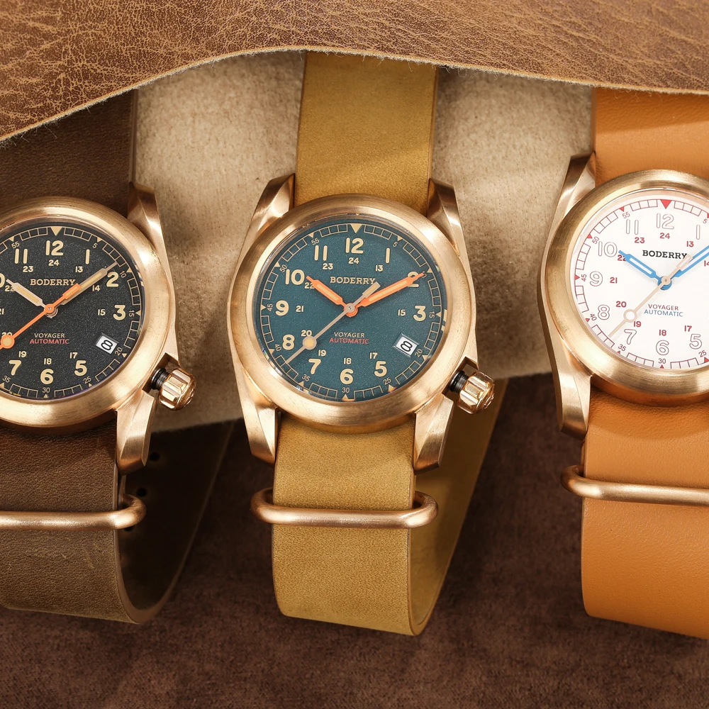 VOYAGER Field Watches Bronze Case