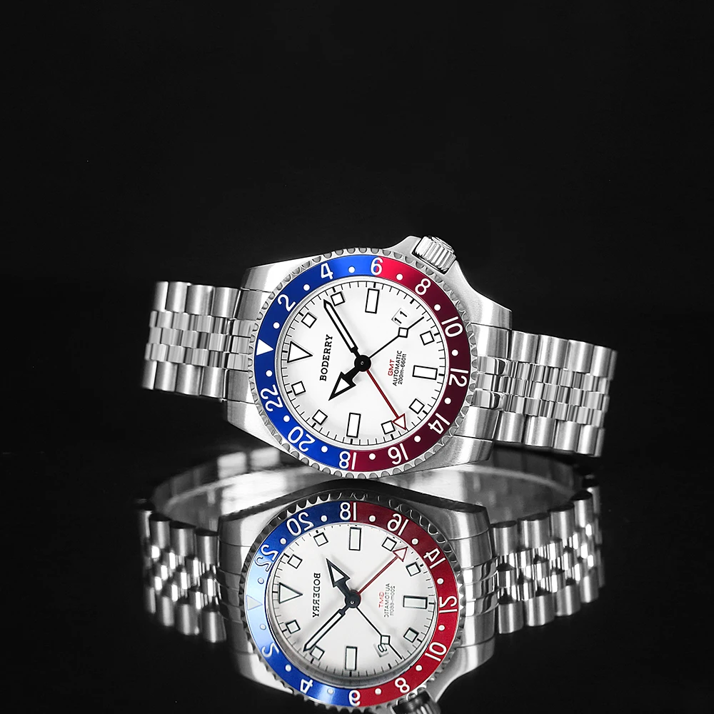 ADMIRAL GMT Titanium Diver Watch 200M