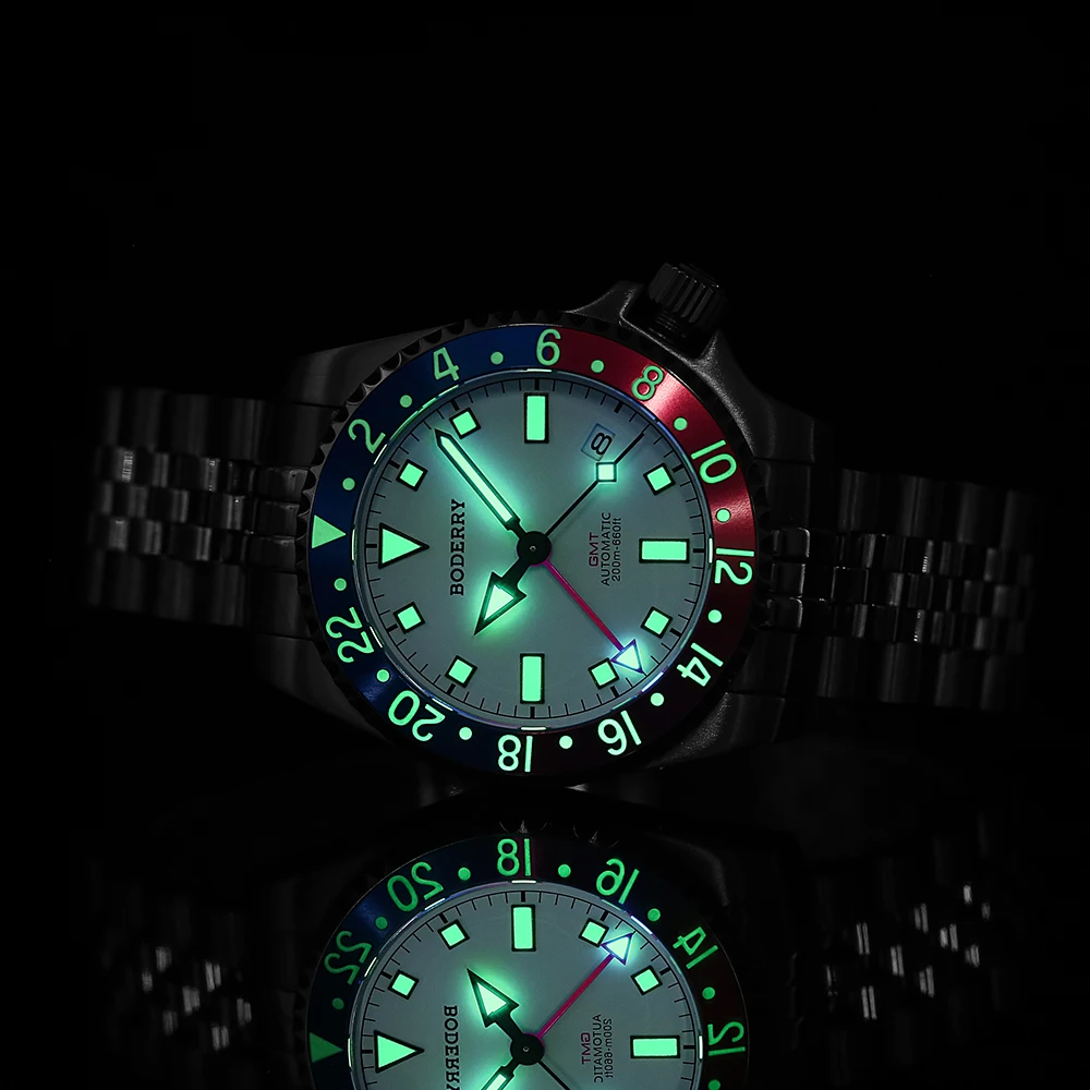ADMIRAL GMT Titanium Diver Watch 200M