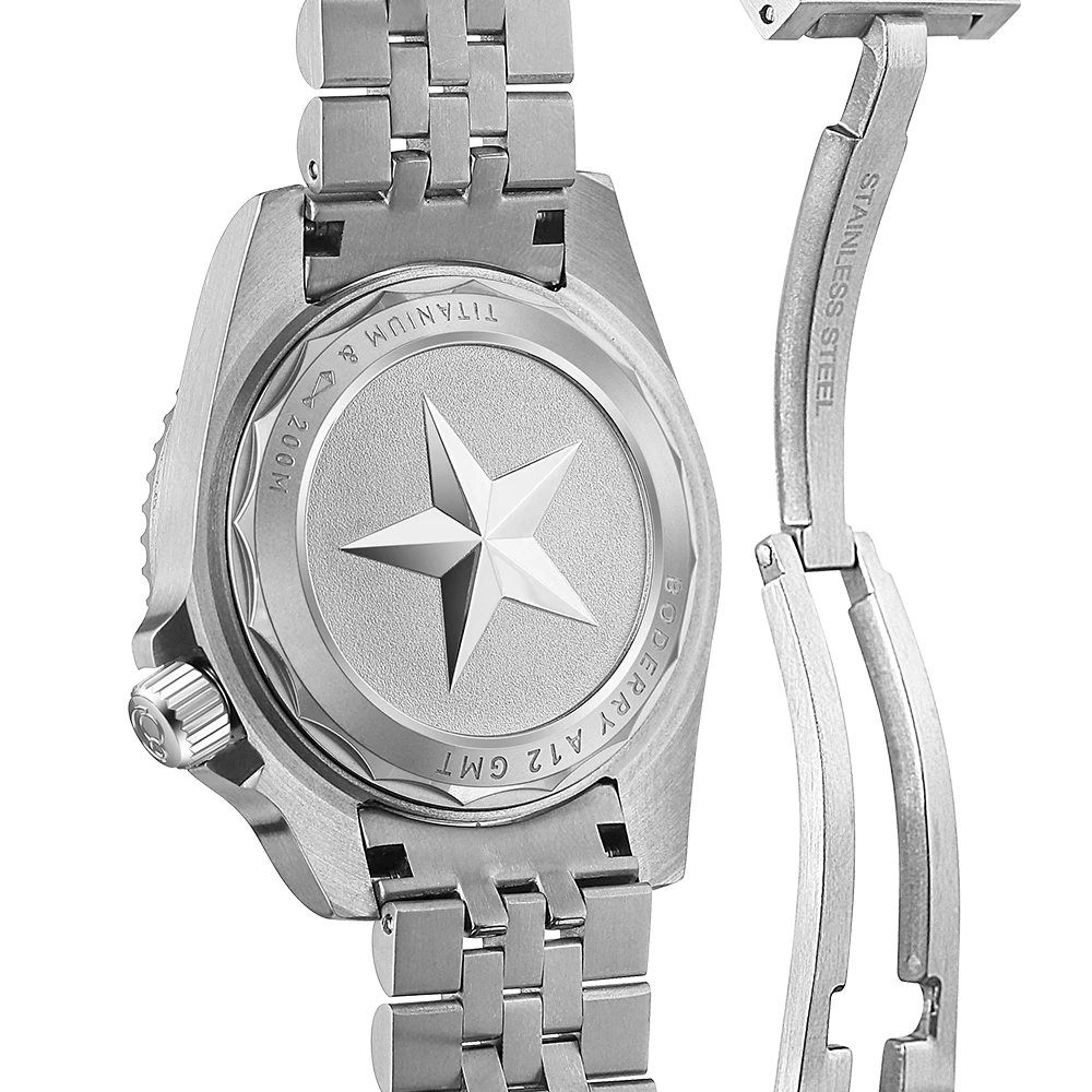 ADMIRAL GMT Titanium Diver Watch 200M