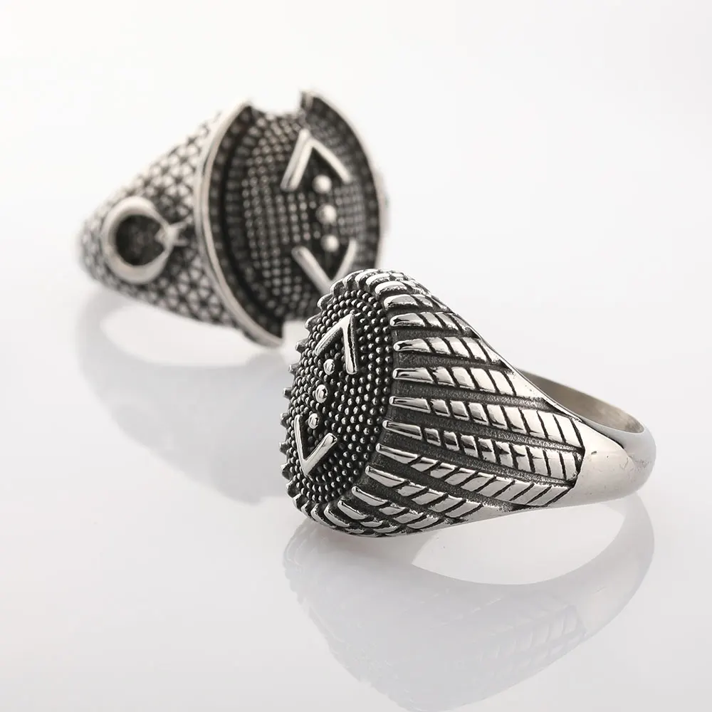 Stainless Steel Nordic Trinity Rings for Men