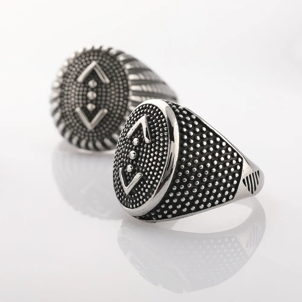 Stainless Steel Nordic Trinity Rings for Men
