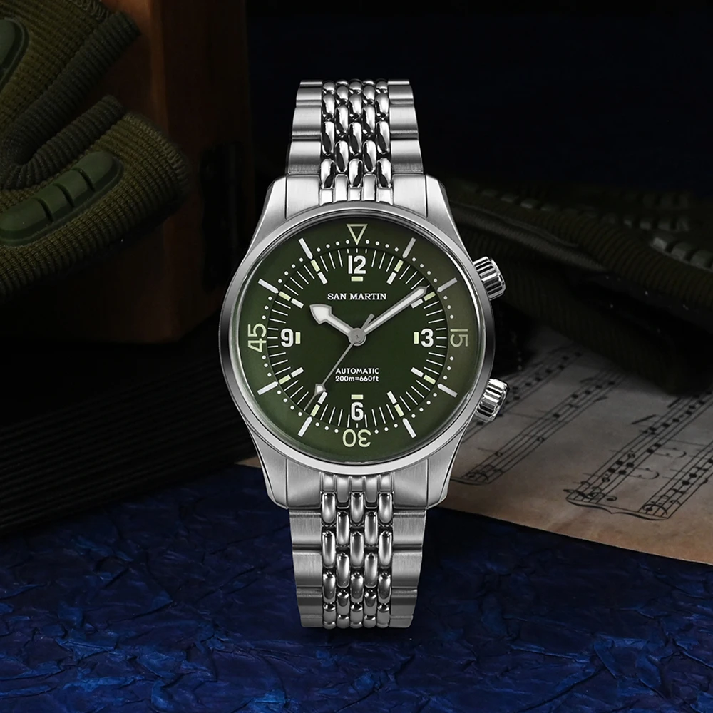 Diver Compressor Watch San Martin Leyenda