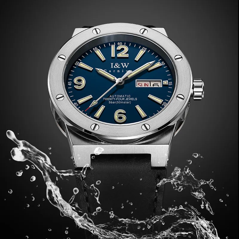I&W Carnival Mechanical Watch I589G Cruiser