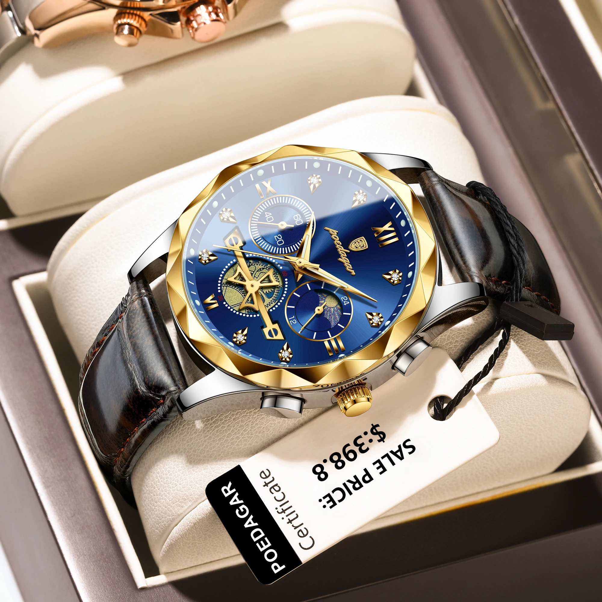 POEDAGAR 996 Luxury Watch for Men