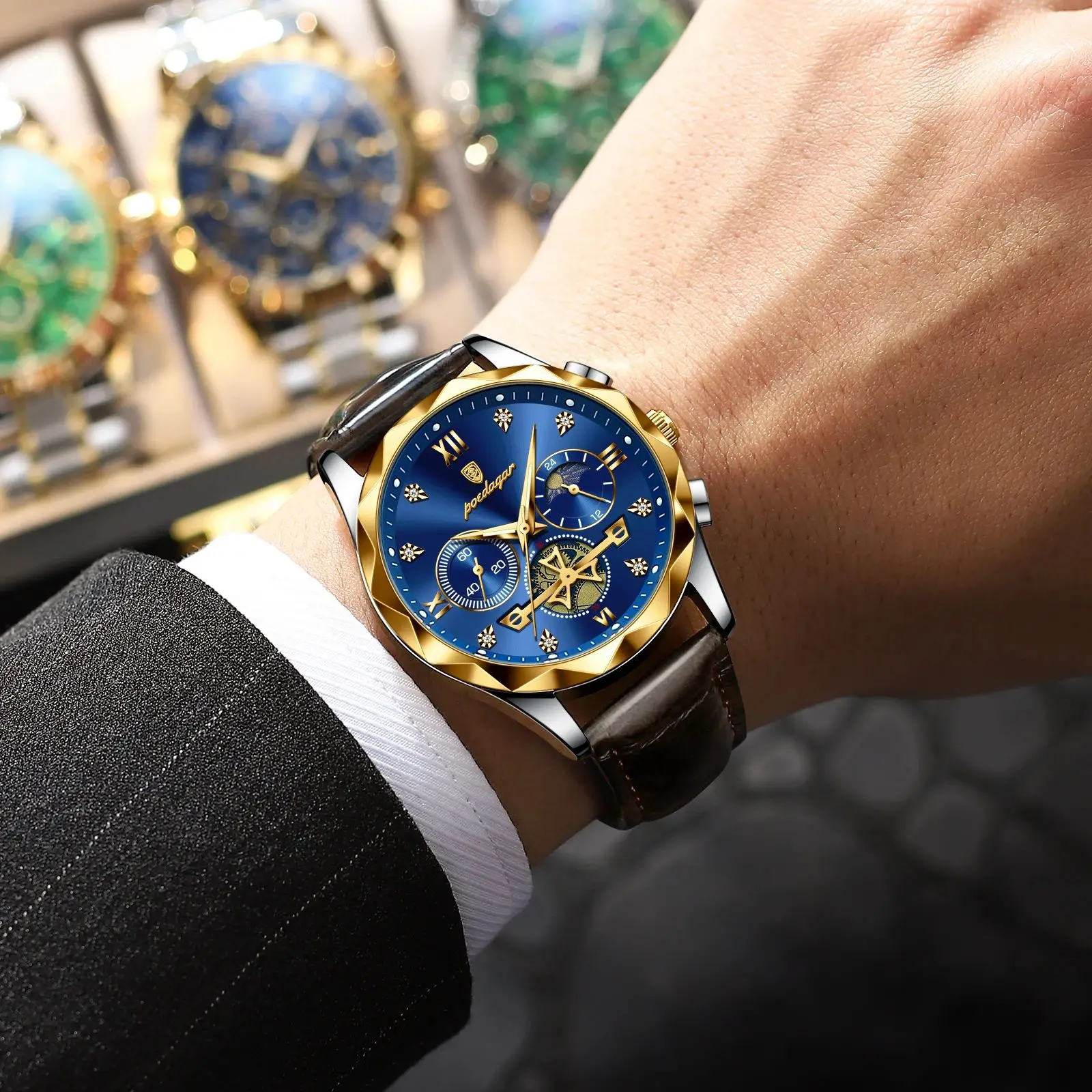 POEDAGAR 996 Luxury Watch for Men