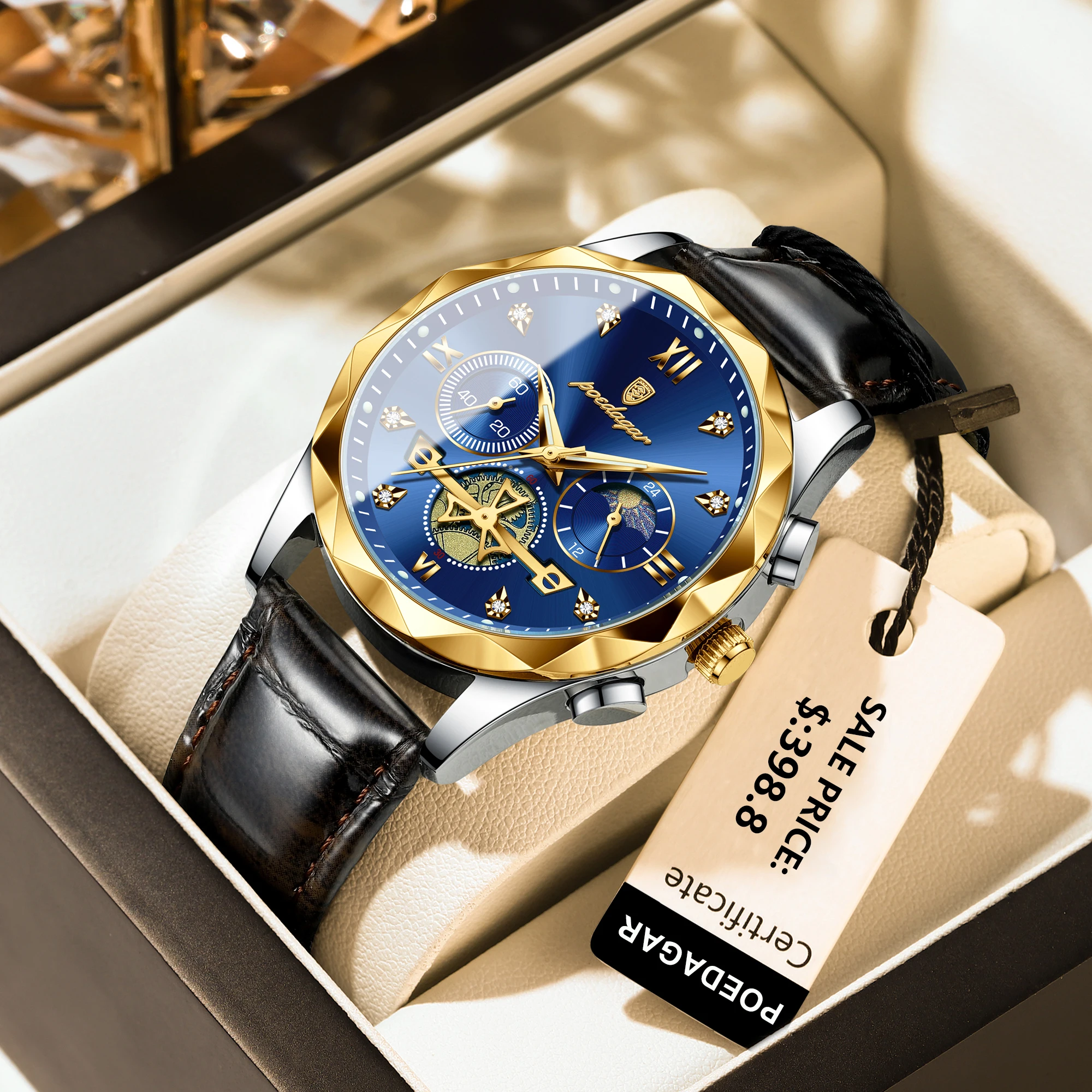 POEDAGAR 996 Luxury Watch for Men