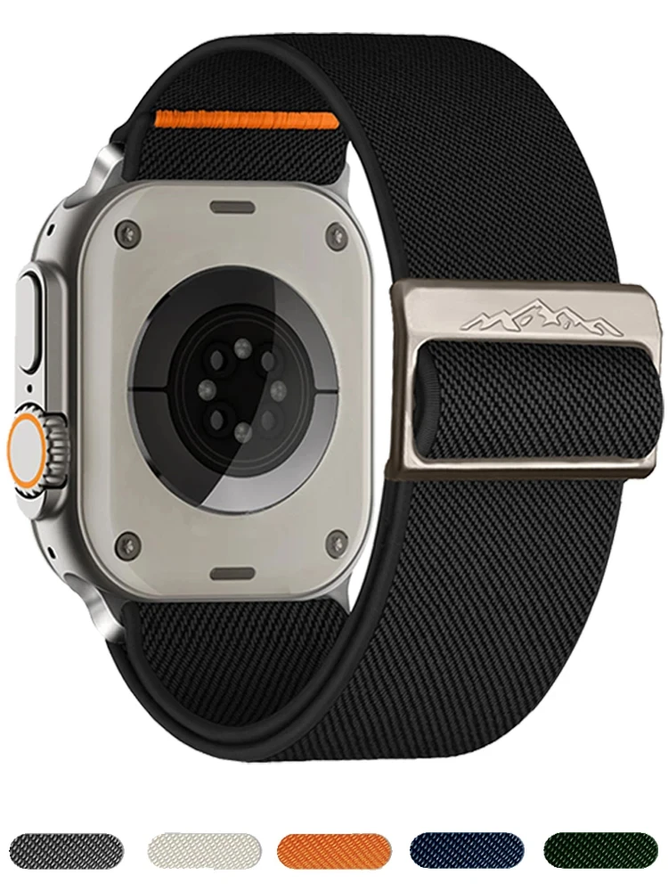 Nylon Strap for Apple Watch Series 9 8 7 SE Ultra