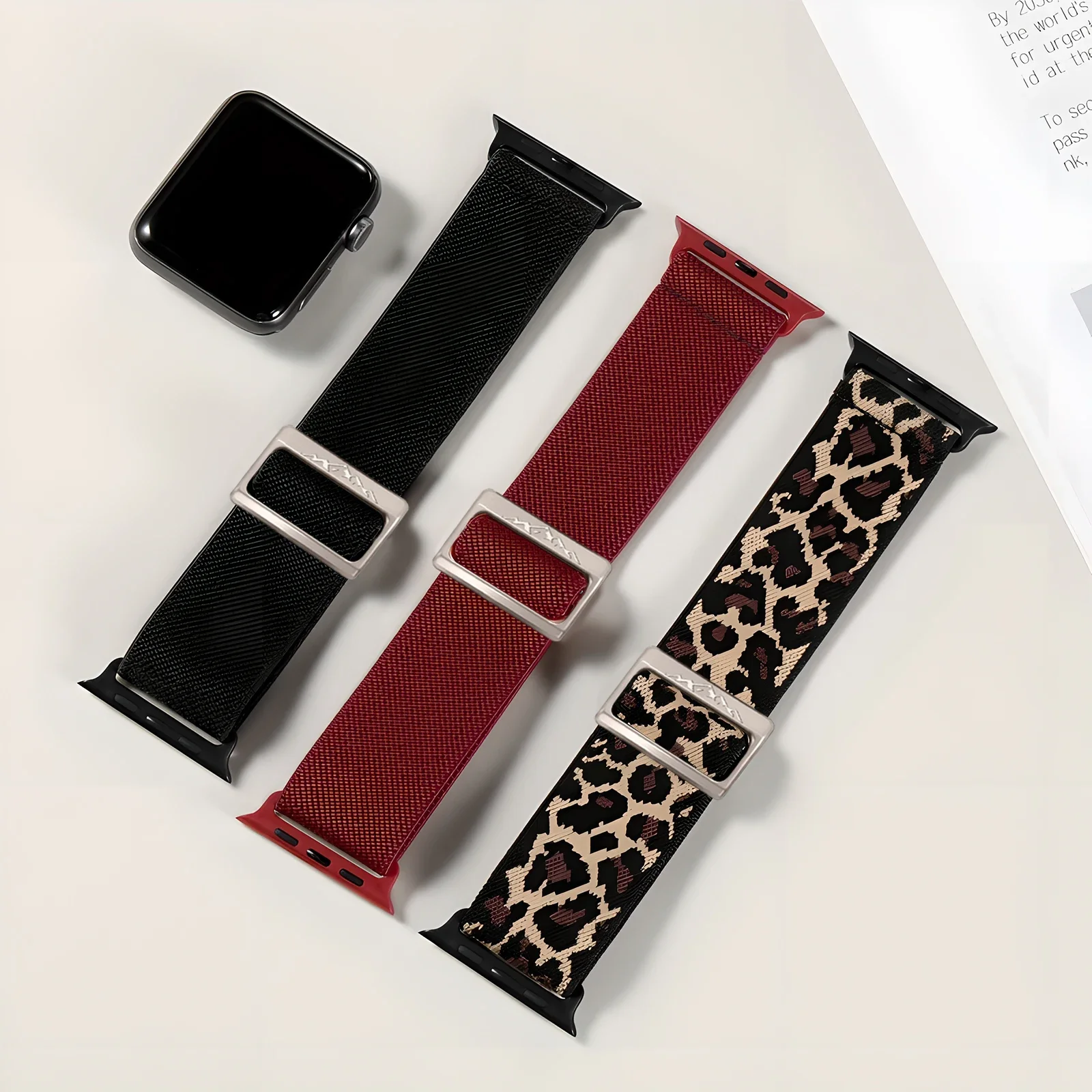 Nylon Strap for Apple Watch Series 9 8 7 SE Ultra