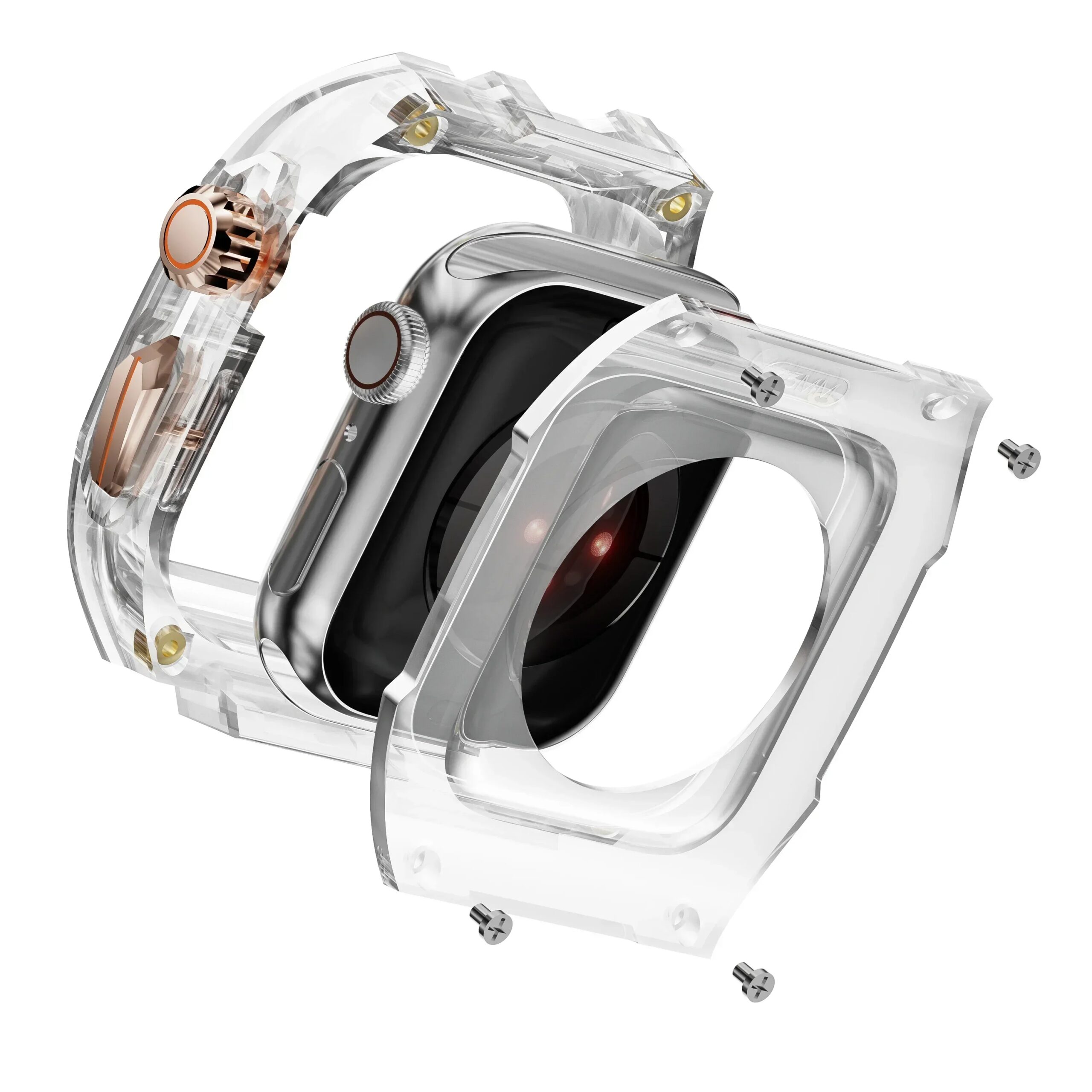 Transparent Rugged Case for Apple Watch