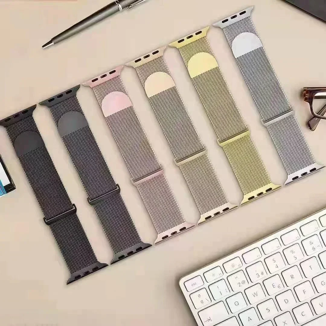 Magnetic Strap For Apple Watch 9 8 7 41mm 45mm Ultra