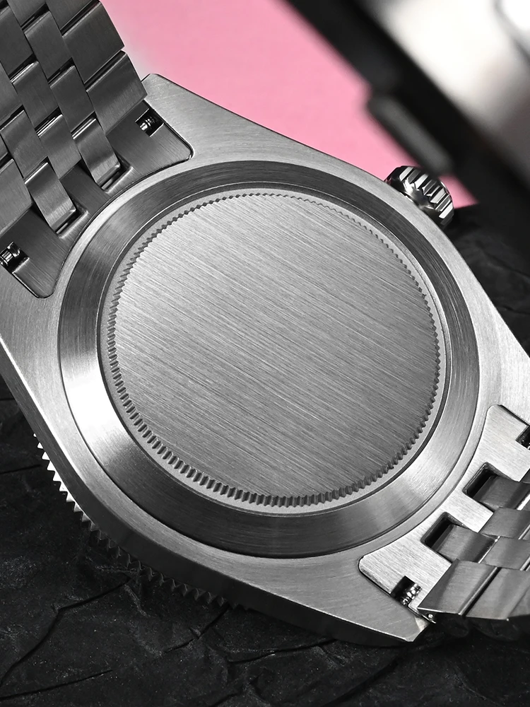 San Martin SN0128-G4 Pink BB Diver Watch