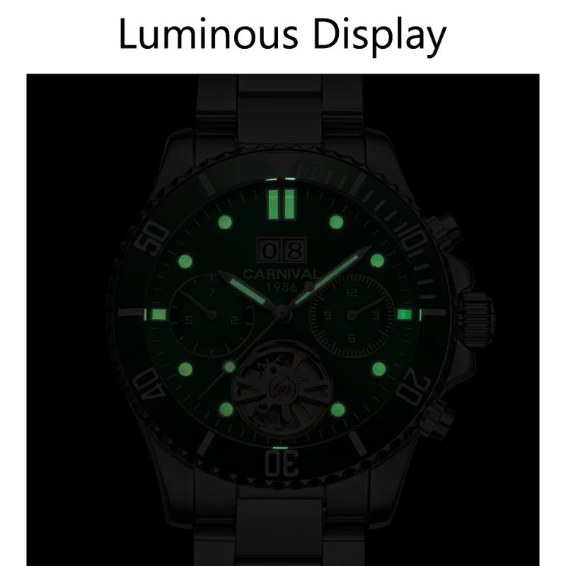 Carnival 8880G Tourbillon Automatic Watch