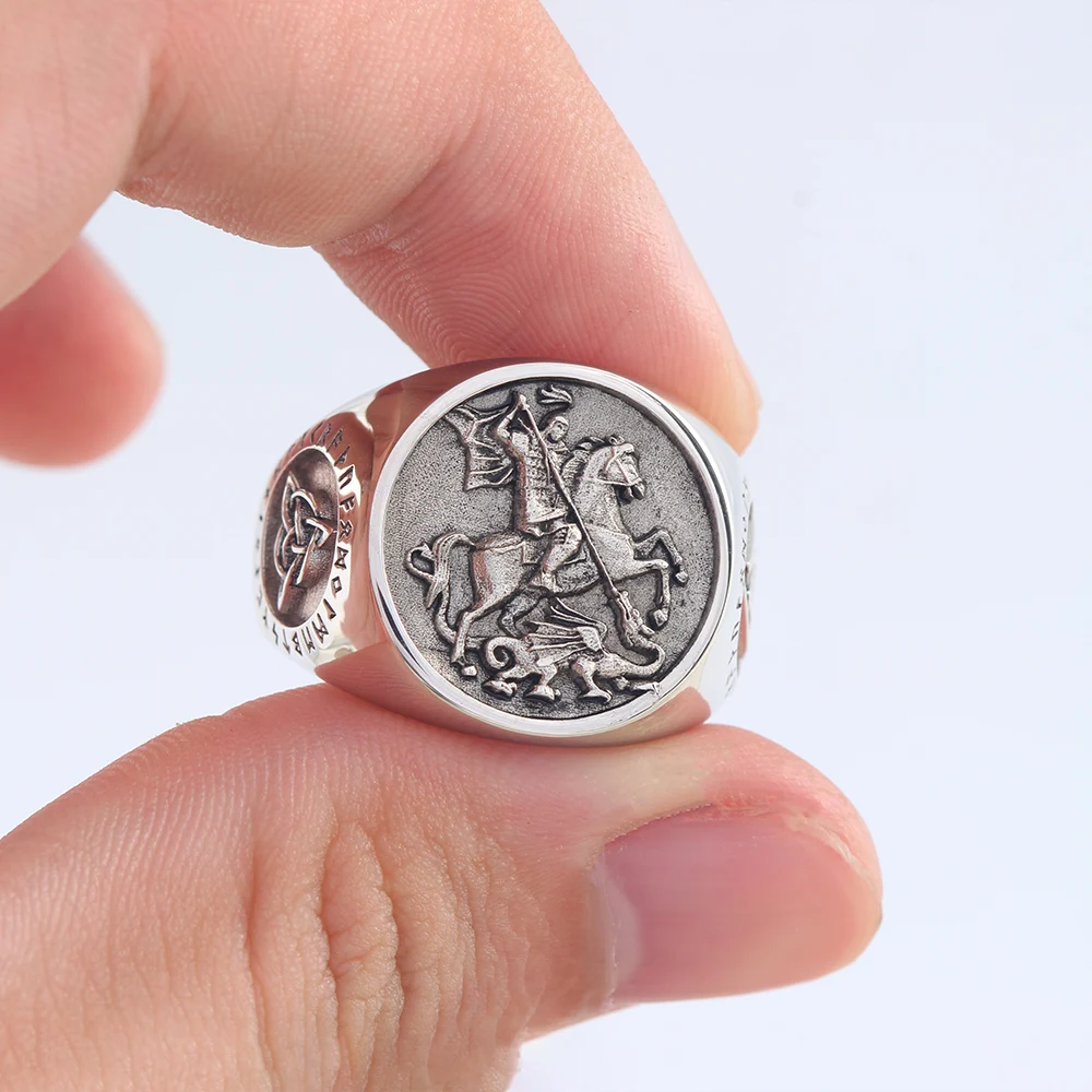 St George Dragons Sterling Silver Ring