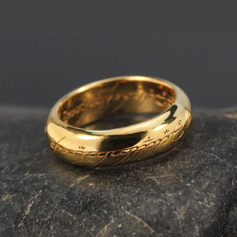 The One Ring in 925 Sterling Silver 18k Gold Plated