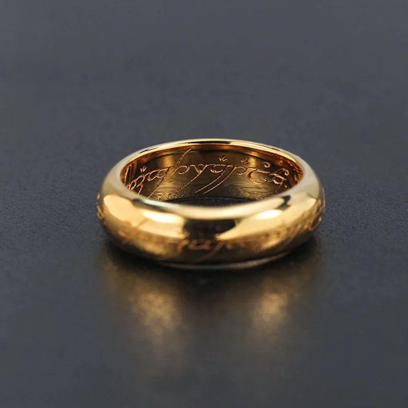 The One Ring in 925 Sterling Silver 18k Gold Plated
