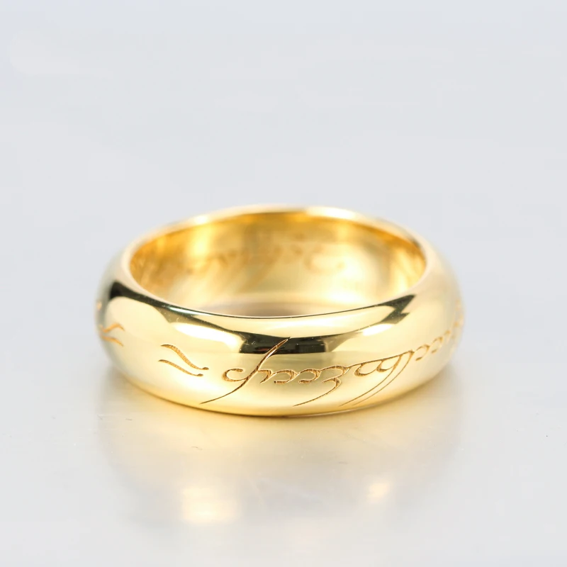 The One Ring in 925 Sterling Silver 18k Gold Plated