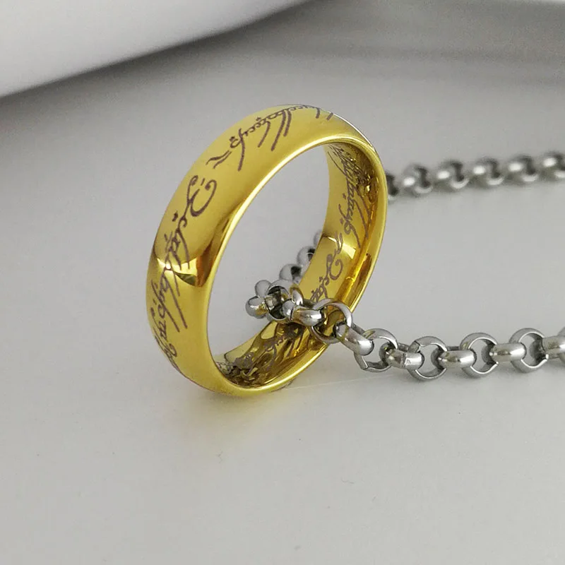 My Precious Tungsten Carbide Ring with Chain