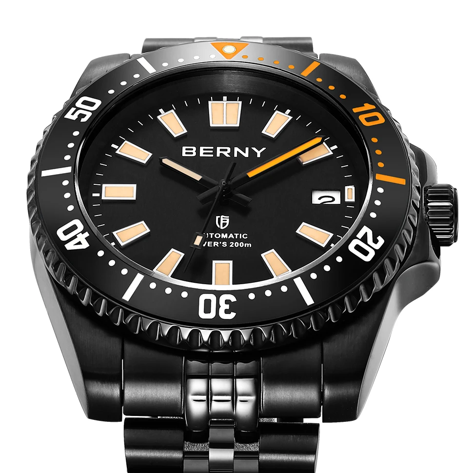 BERNY AM126M Automatic Diver Watch 20ATM
