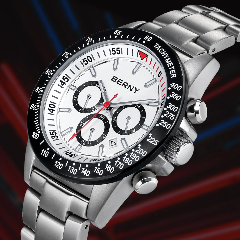 BERNY 2295M Men’s Sport Chronograph Watch