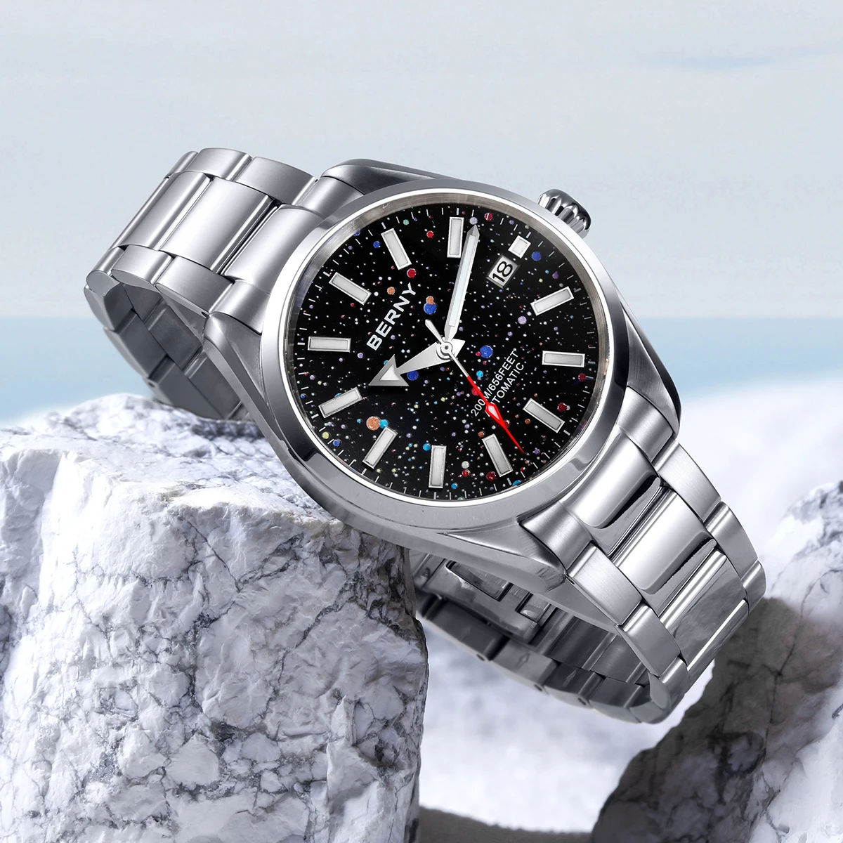 BERNY AM230M 20ATM Automatic Mechanical Watch