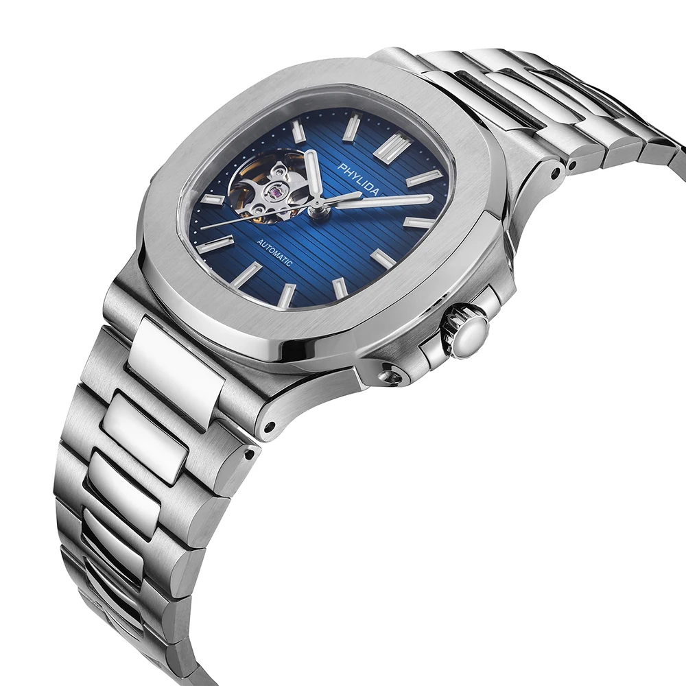 PHYLIDA Nautilus Skeleton Design Automatic Watch