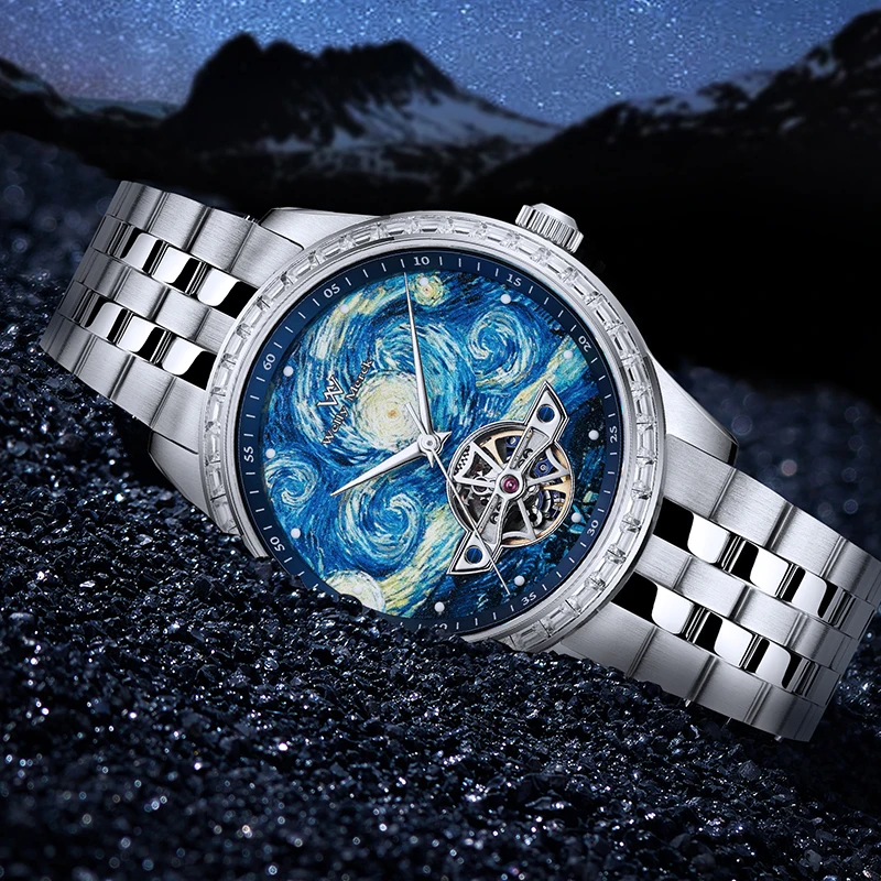Welly Merck WM146 Starry Night Automatic Watch