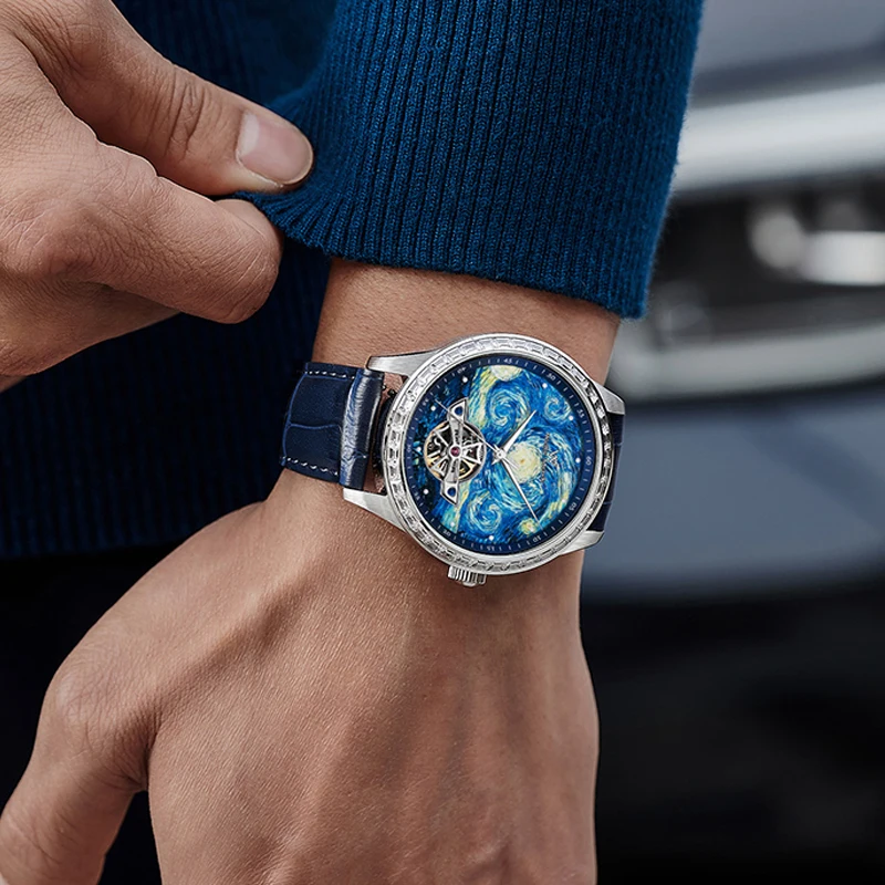 Welly Merck WM146 Starry Night Automatic Watch
