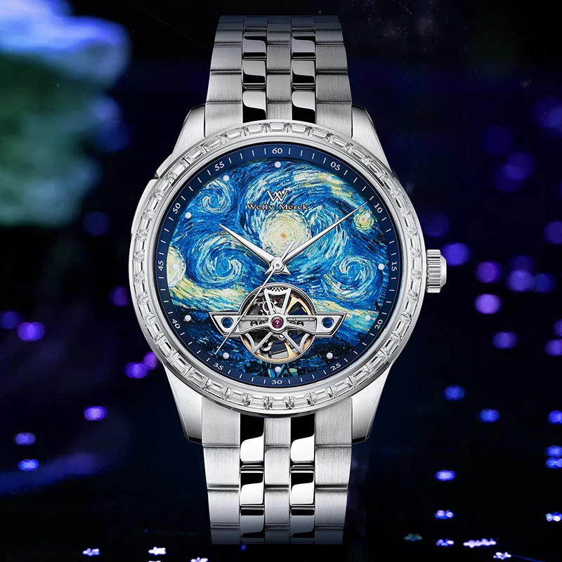 Welly Merck WM146 Starry Night Automatic Watch