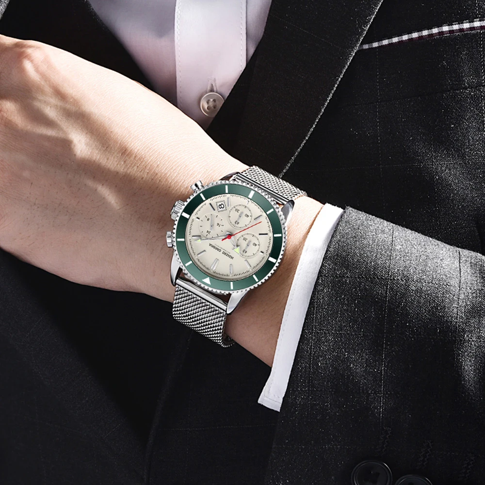 Aimimo Design 9067 Chronograph Business Watch