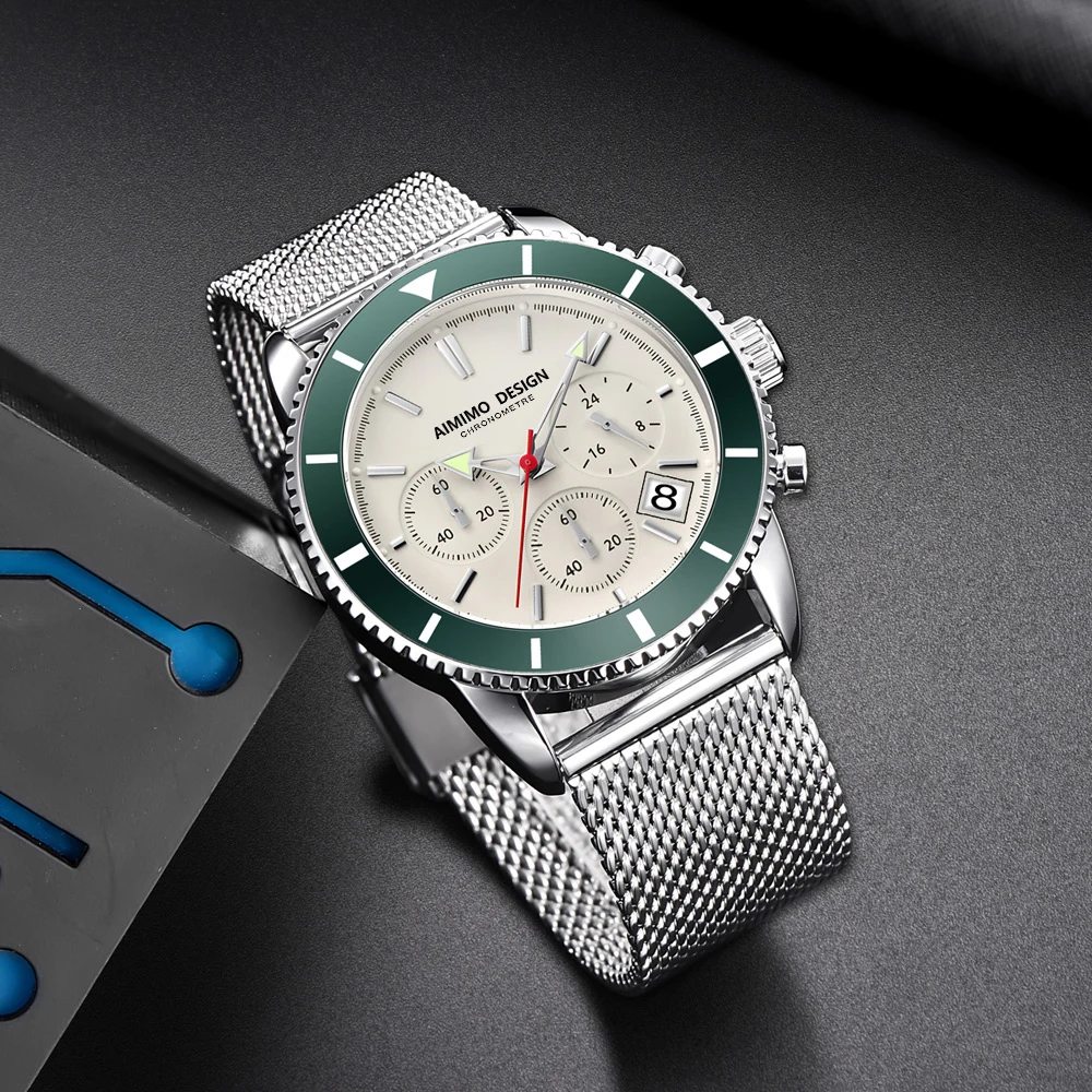 Aimimo Design 9067 Chronograph Business Watch