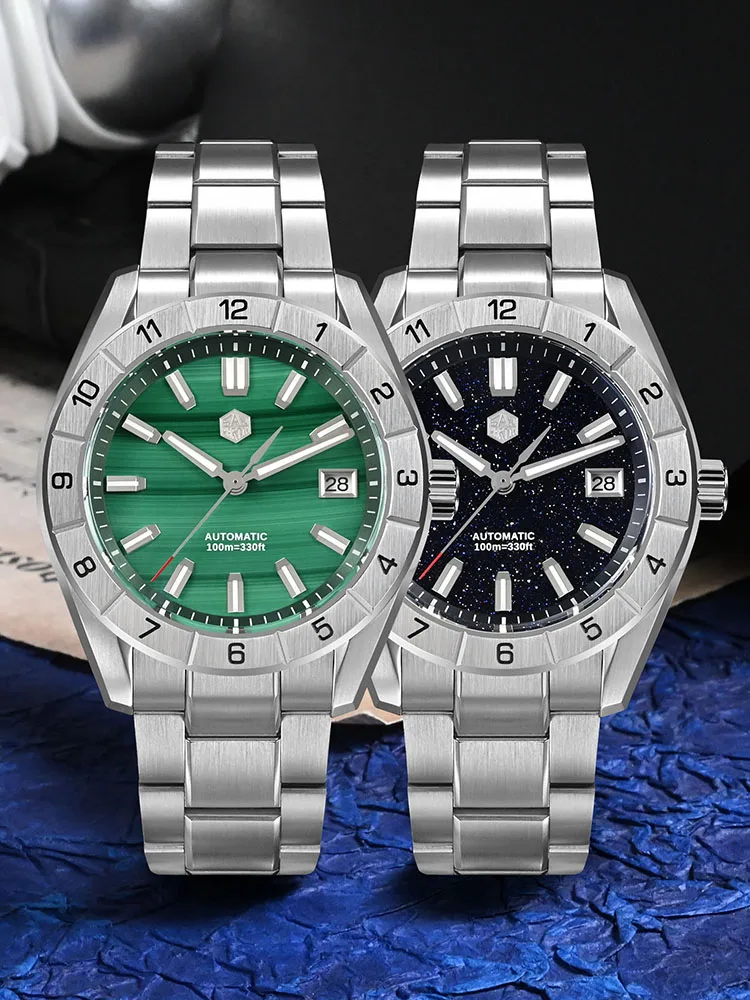 San Martin SN0130 MOP Dial 42mm Watch