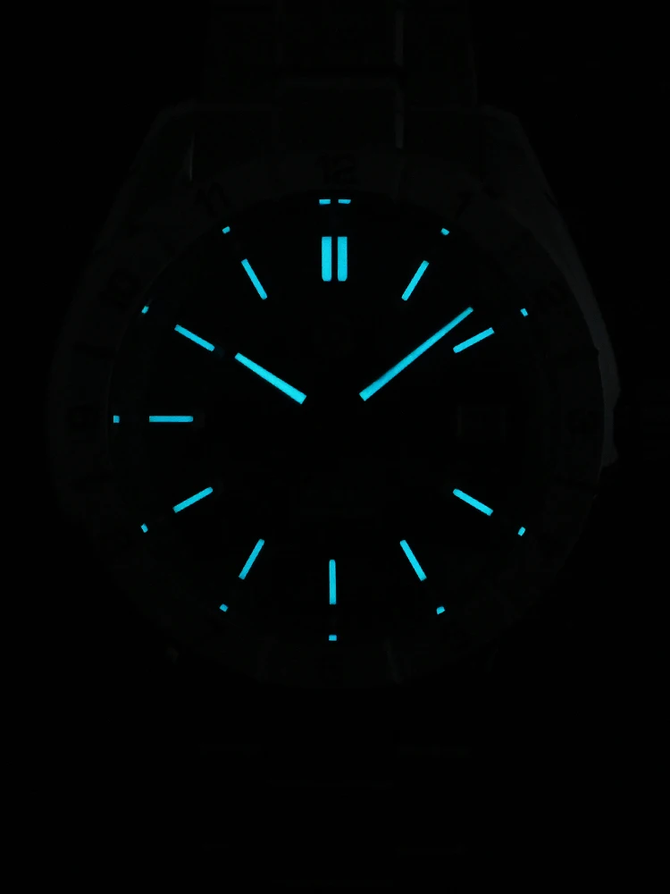 San Martin SN0130 MOP Dial 42mm Watch