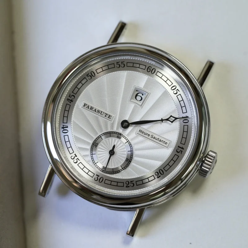 FARASUTE 38mm Automatic Jump Hour Watch