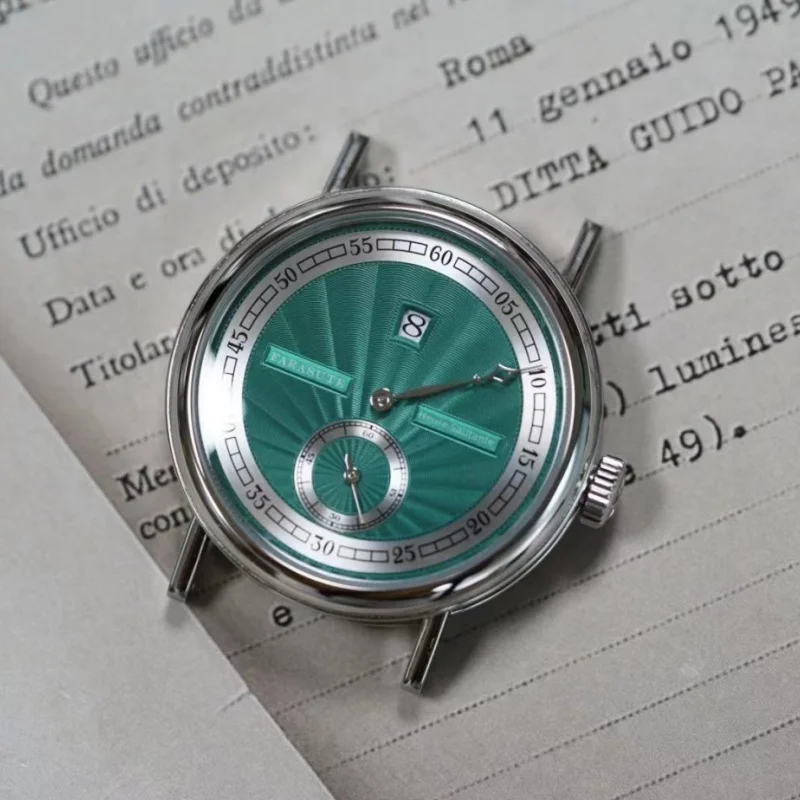 FARASUTE 38mm Automatic Jump Hour Watch