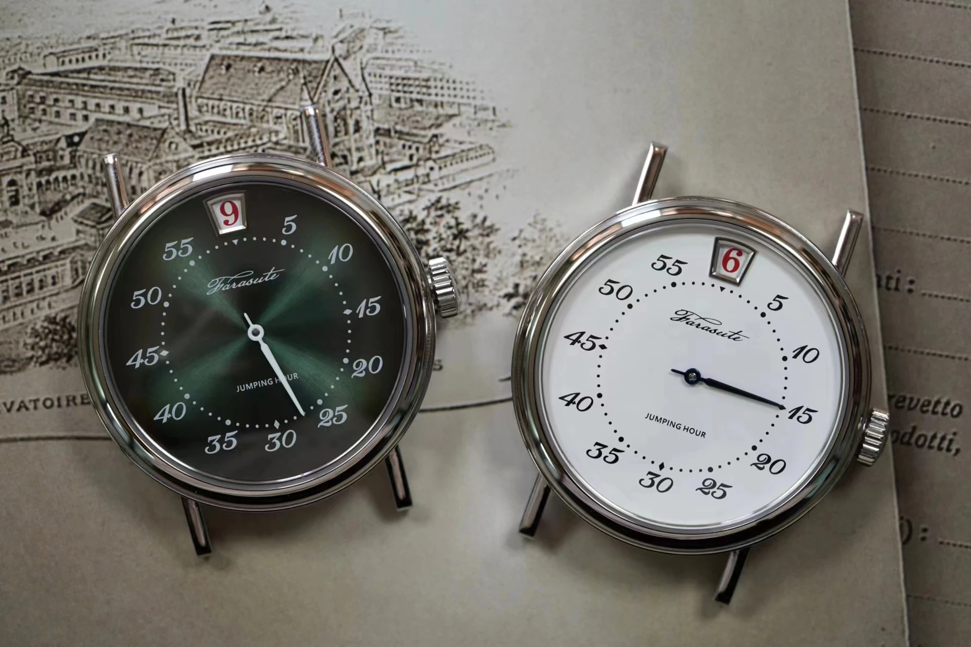 FARASUTE NL007B-1 Jump Hour Automatic Watch