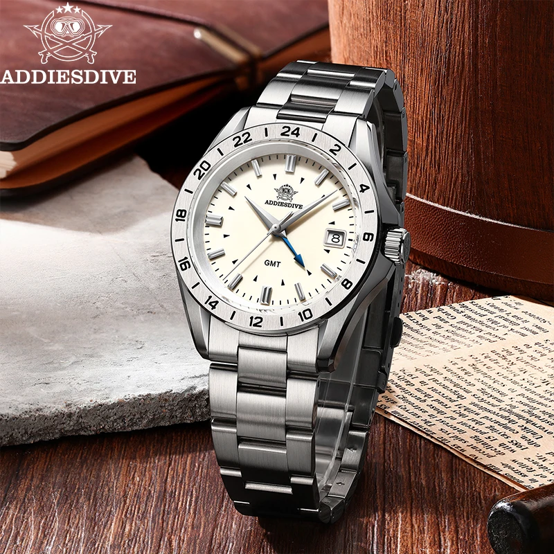 ADDIESDIVE AD2063 GMT Quartz Watch