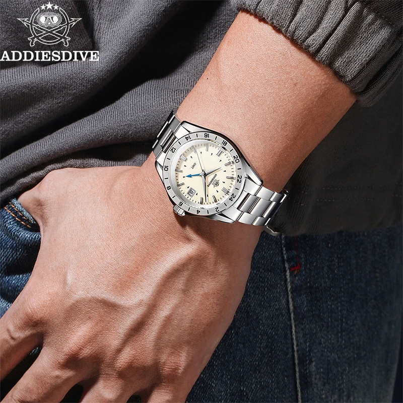 ADDIESDIVE AD2063 GMT Quartz Watch