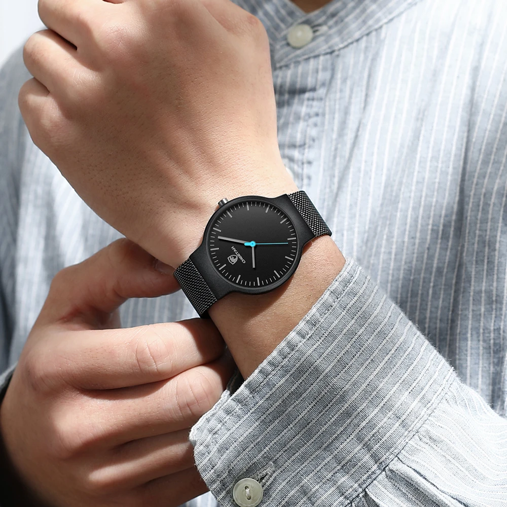 Ultrathin Cheetah Men's Stainless Steel Watch