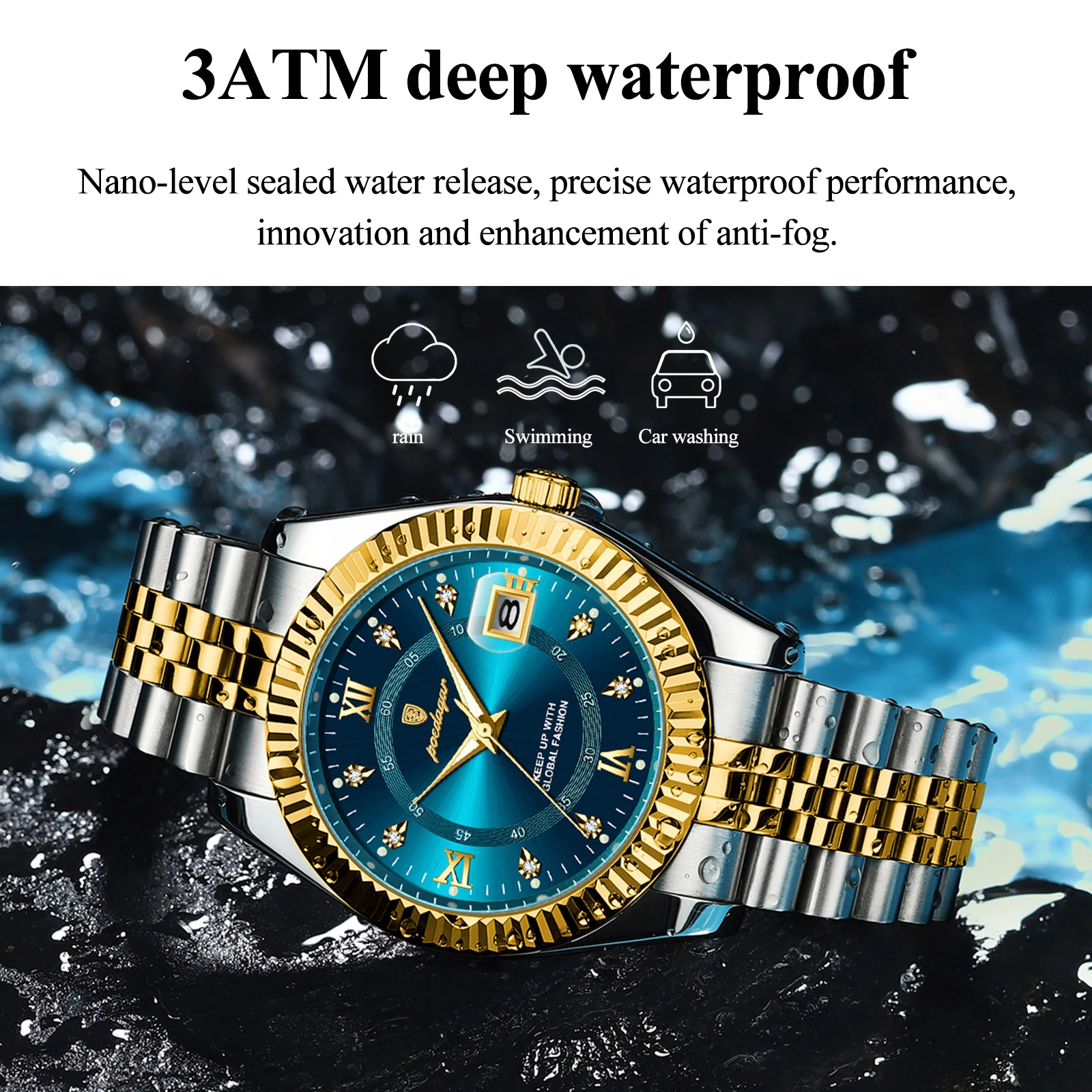 POEDAGAR 910 Sport Men's Quartz Watch