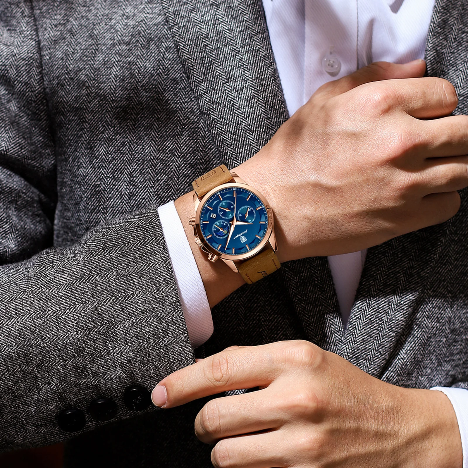 POEDAGAR 928 Men Quartz Watch