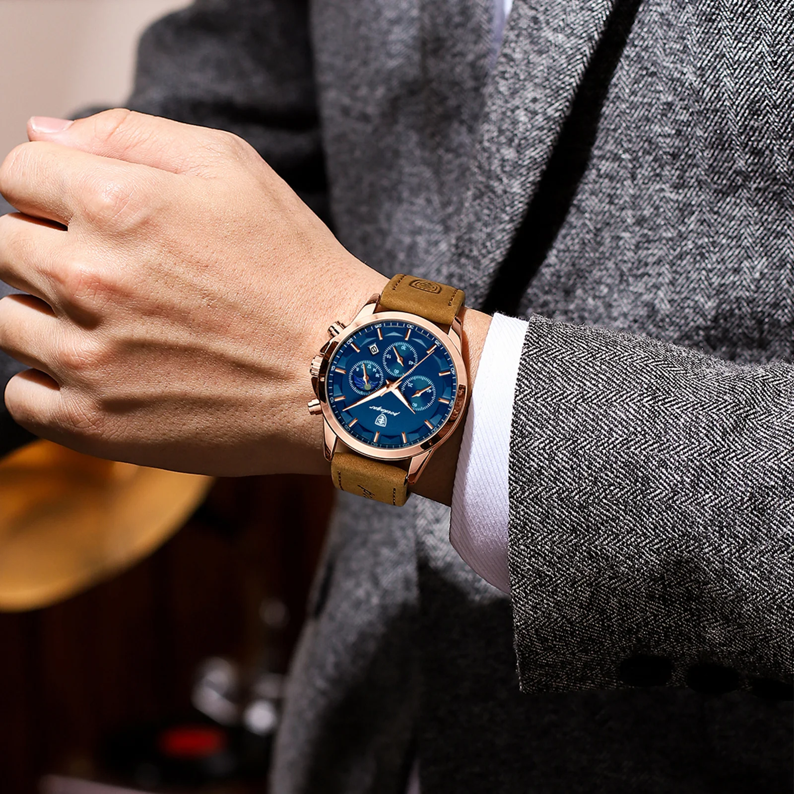 POEDAGAR 928 Men Quartz Watch