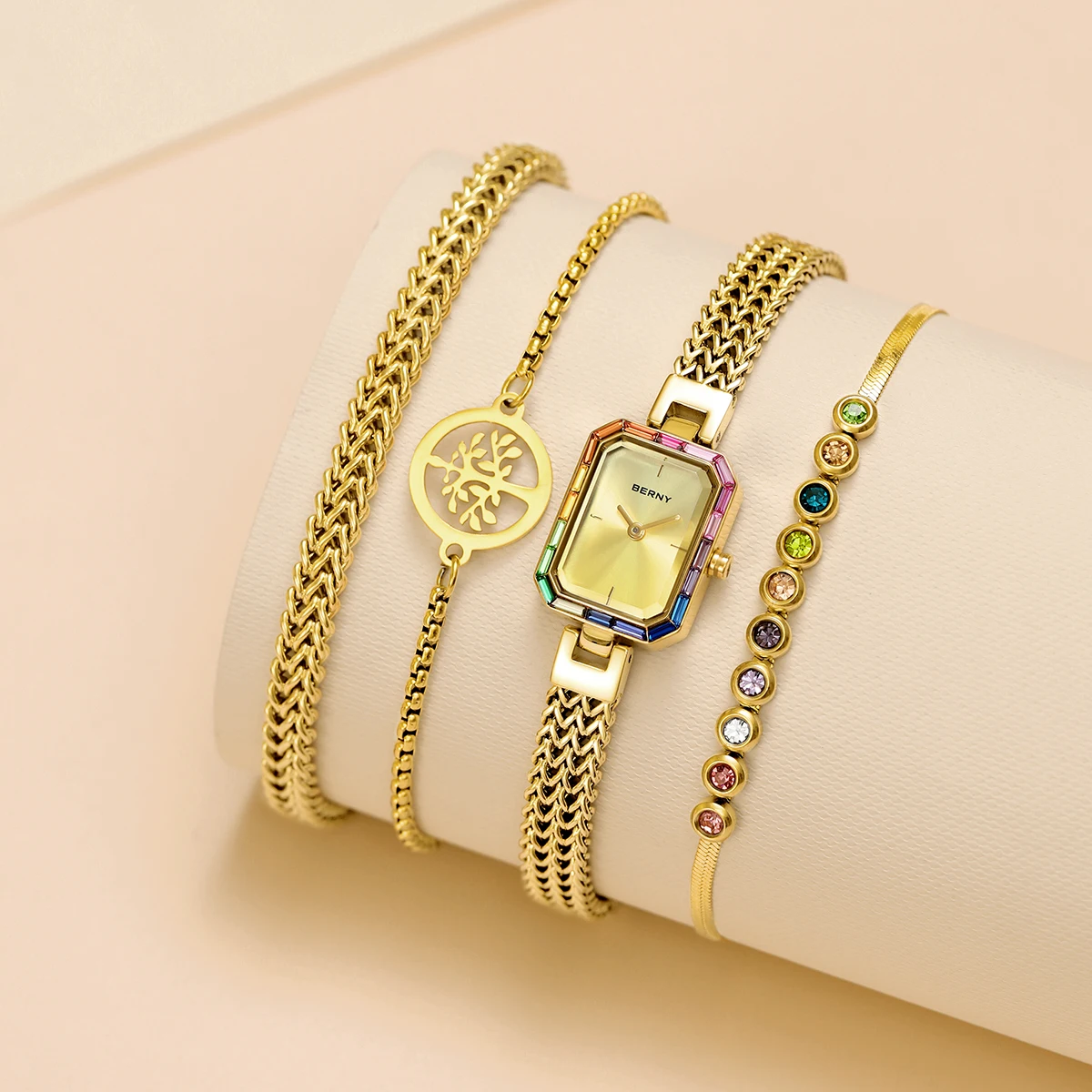 Women’s Quartz Watch with Bracelet Set
