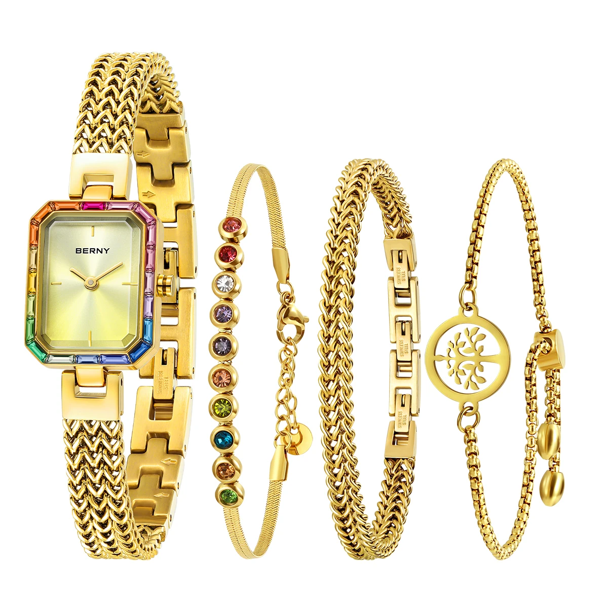 Women’s Quartz Watch with Bracelet Set