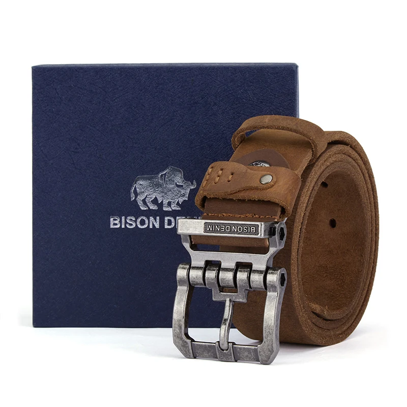 Leather Belt with Industrial Buckle