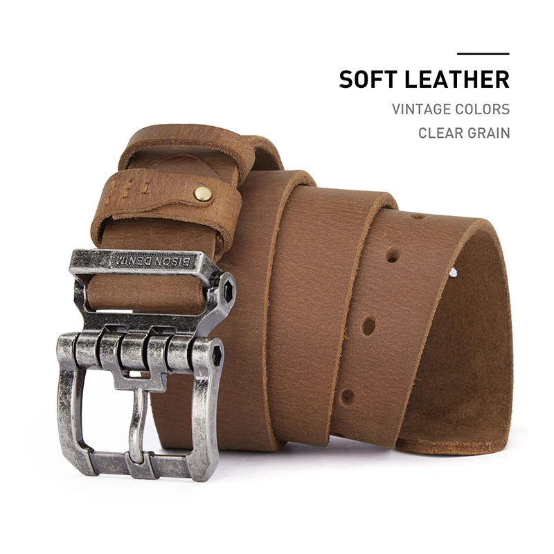 Leather Belt with Industrial Buckle