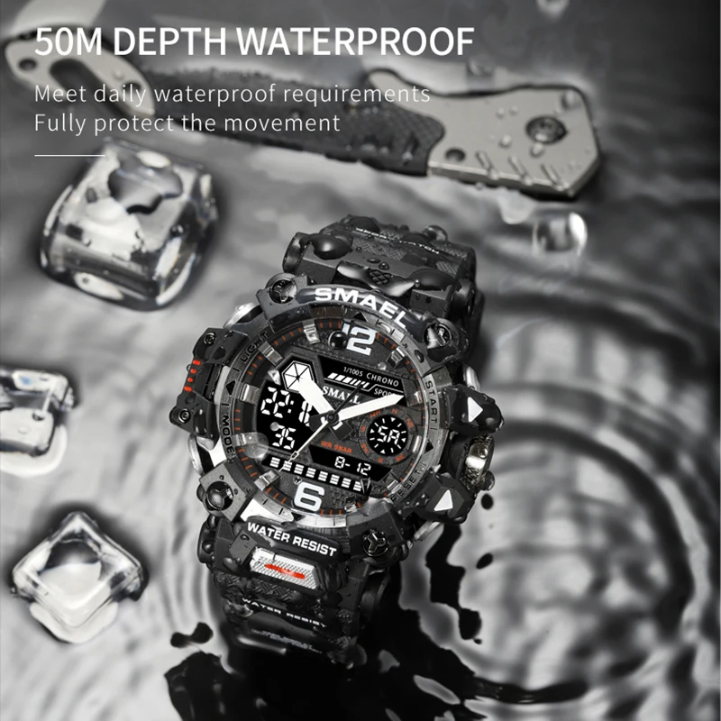 SMAEL 8072 Tactical Sports Watch